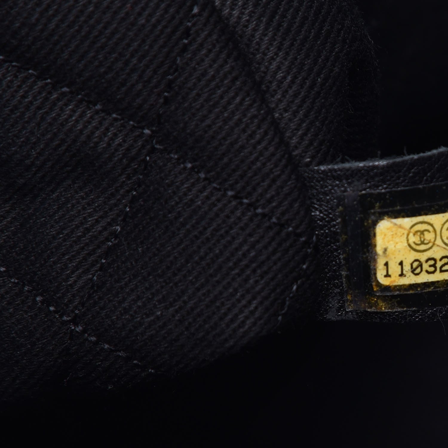 Chanel Goatskin Perforated Large CC Tote Black 7 of 11
