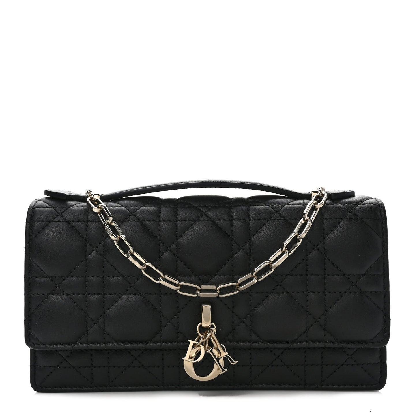 Lambskin Cannage Mini My Dior Bag Black