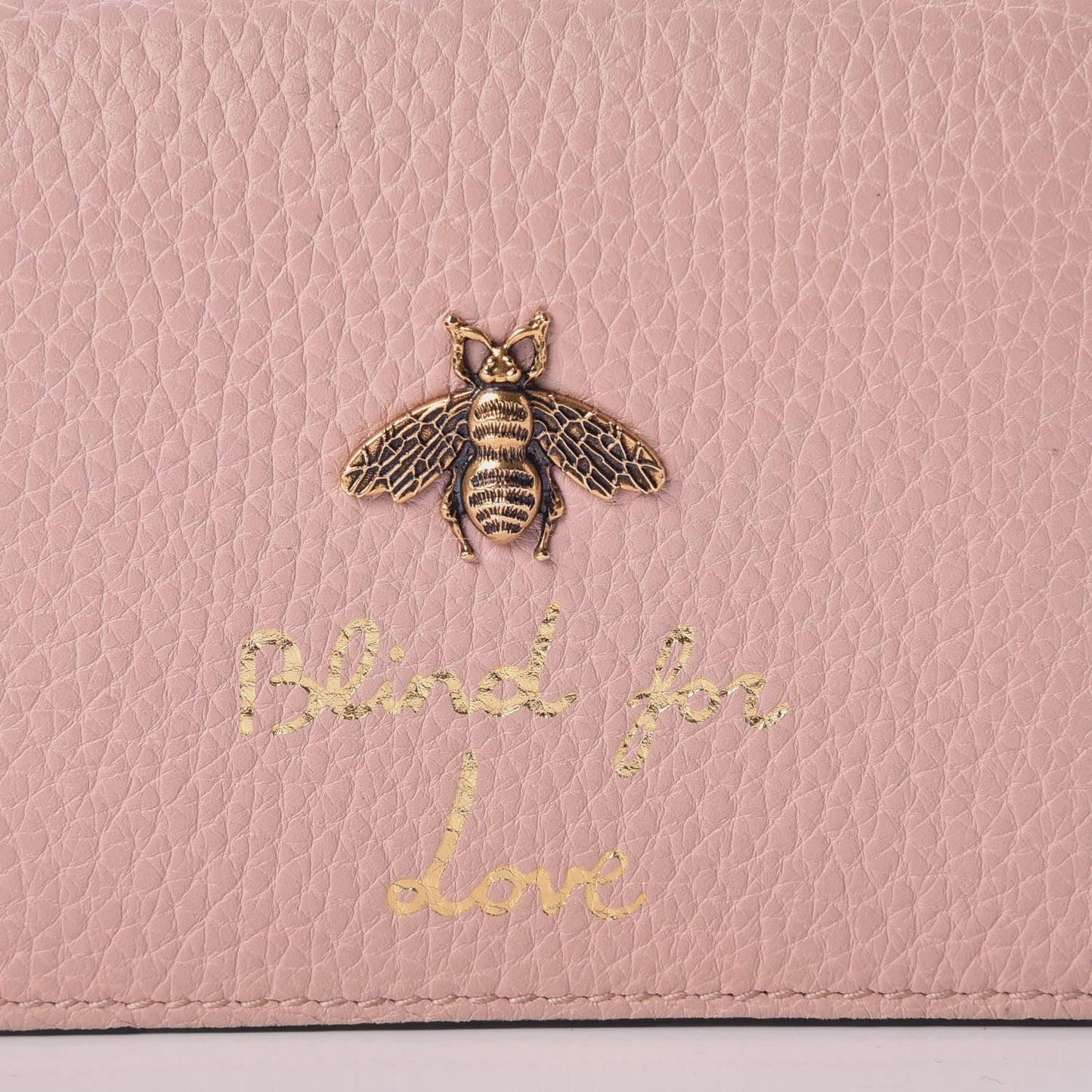 Cellarius Calfskin Blind for Love Animalier Card Case Perfect Pink