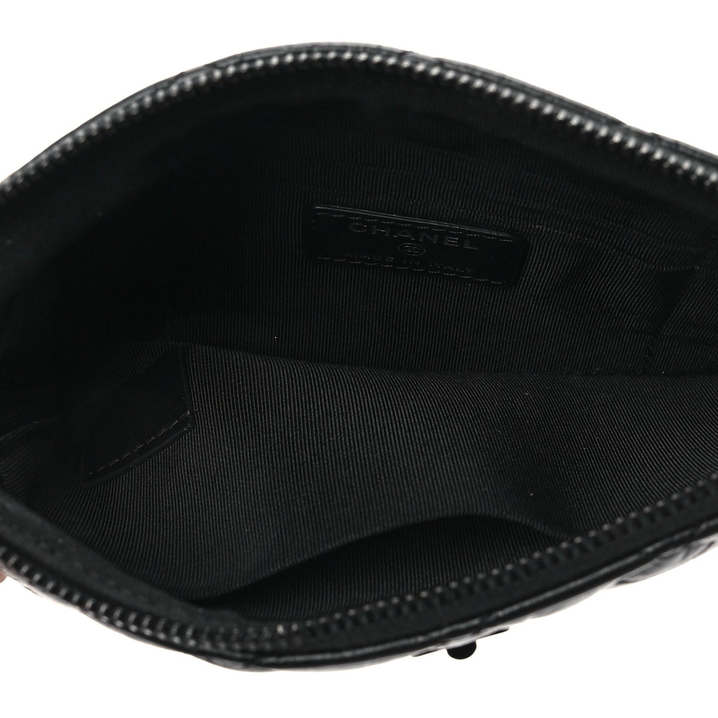 Aged Calfskin Quilted Medium Reissue Cosmetic Case So Black