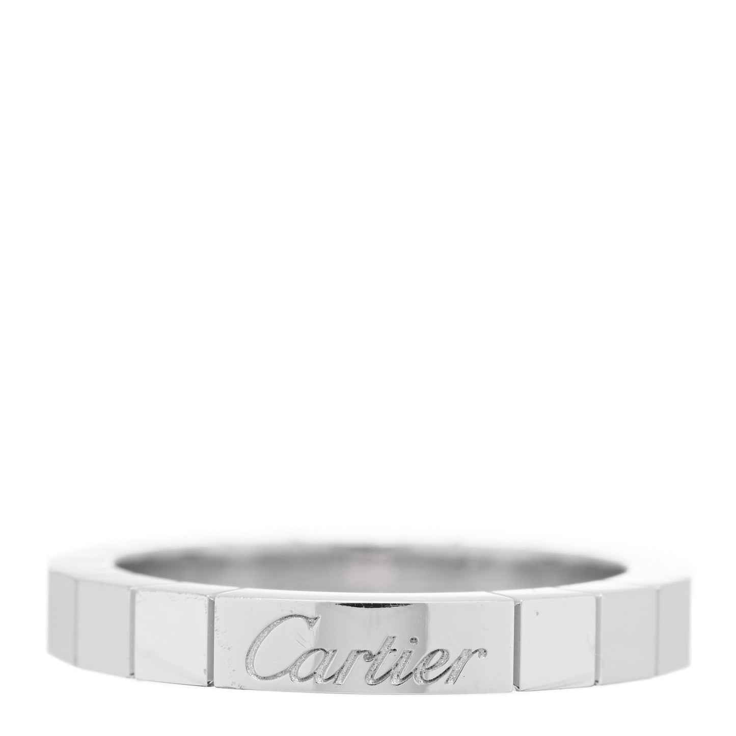 18K White Gold Lanieres Ring 53 6.5