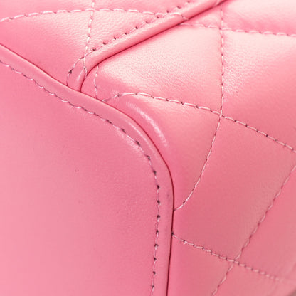 Chanel Lambskin Quilted Trendy Mini Vanity Case With Chain Pale Pink 11 of 13