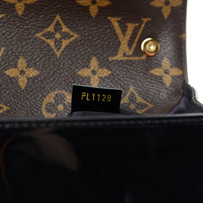 Louis Vuitton Patent Calfskin Monogram Cherrywood BB Black 9 of 10