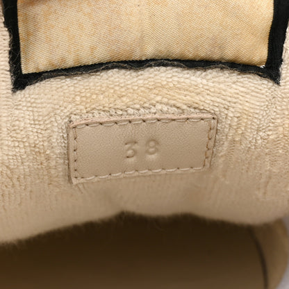 Gucci GG Monogram Nubuck Web Womens Screener Sneakers 39 New Sand Dusty Milk Vintage Green 38 New Sand Dusty Milk Vintage Green 30 of 39