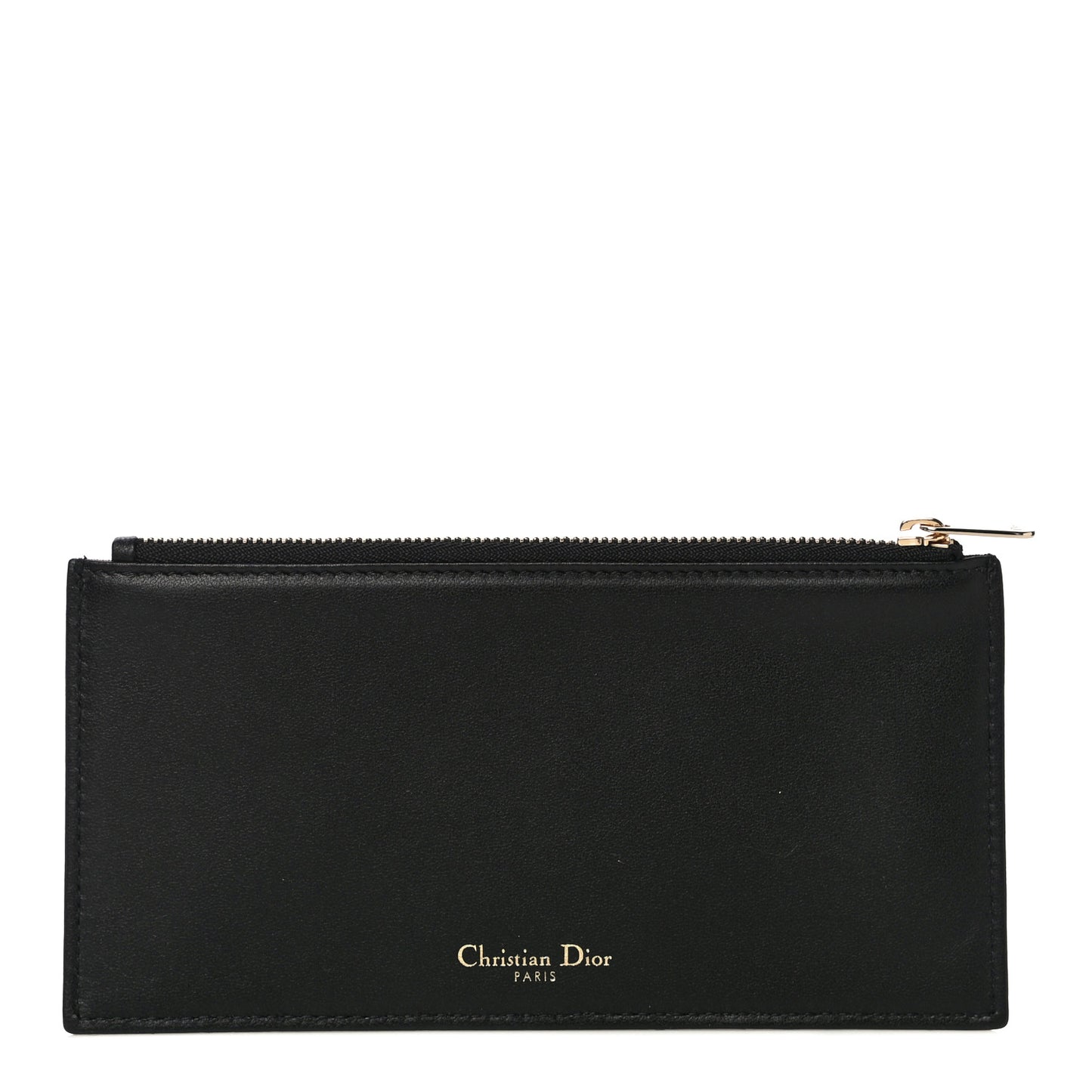 Satin Cannage Lady Dior Clutch Black