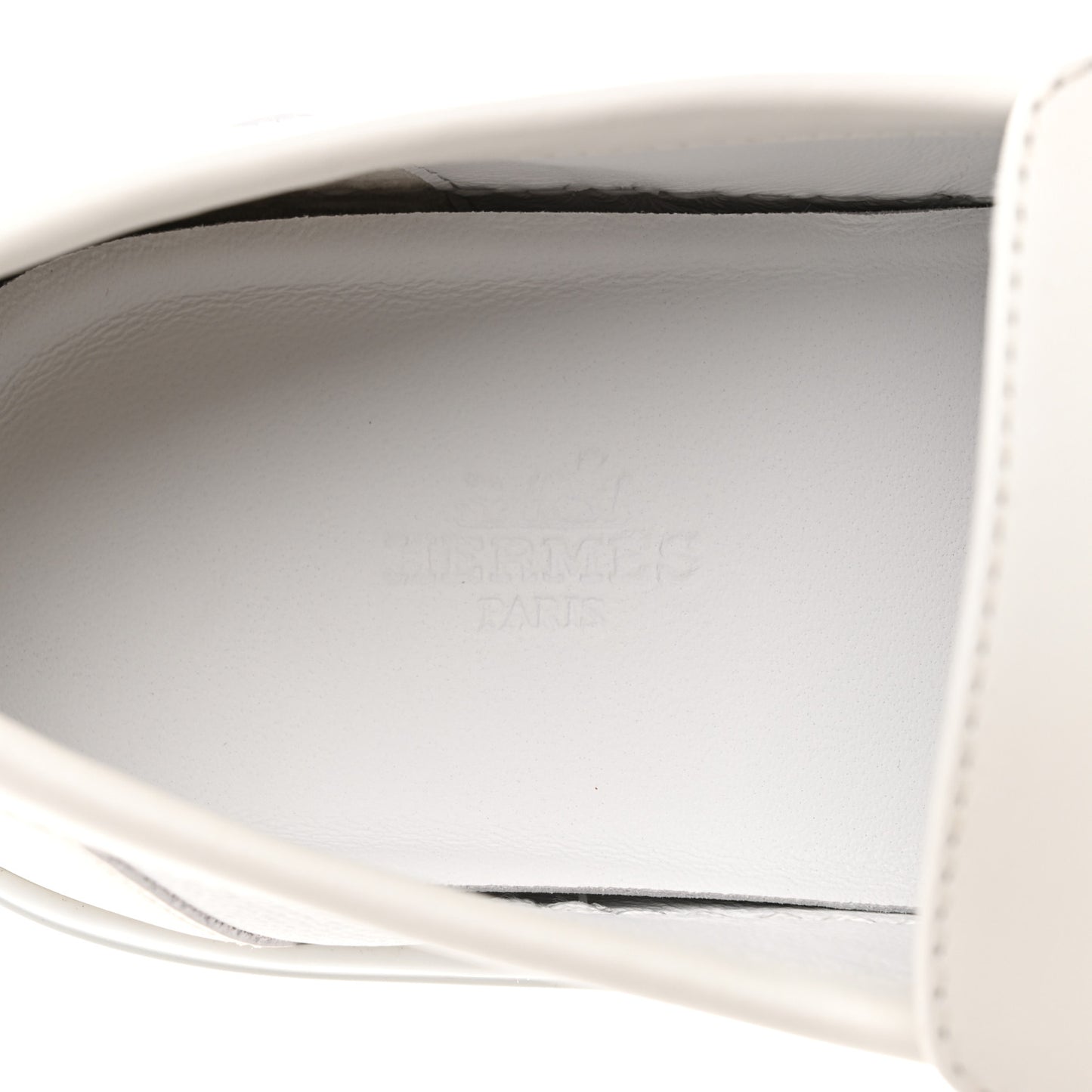 Epsom Calfskin Game Slip On Fringe Sneakers 38 White