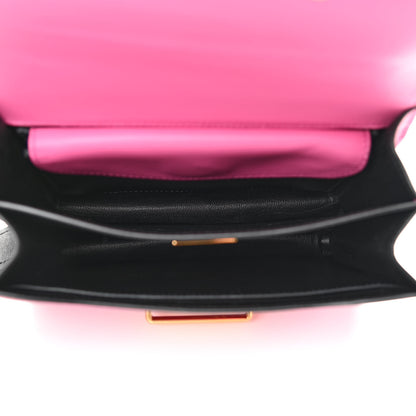 Prada City Calf Saffiano Cahier Bag Fuxia Black 5 of 10