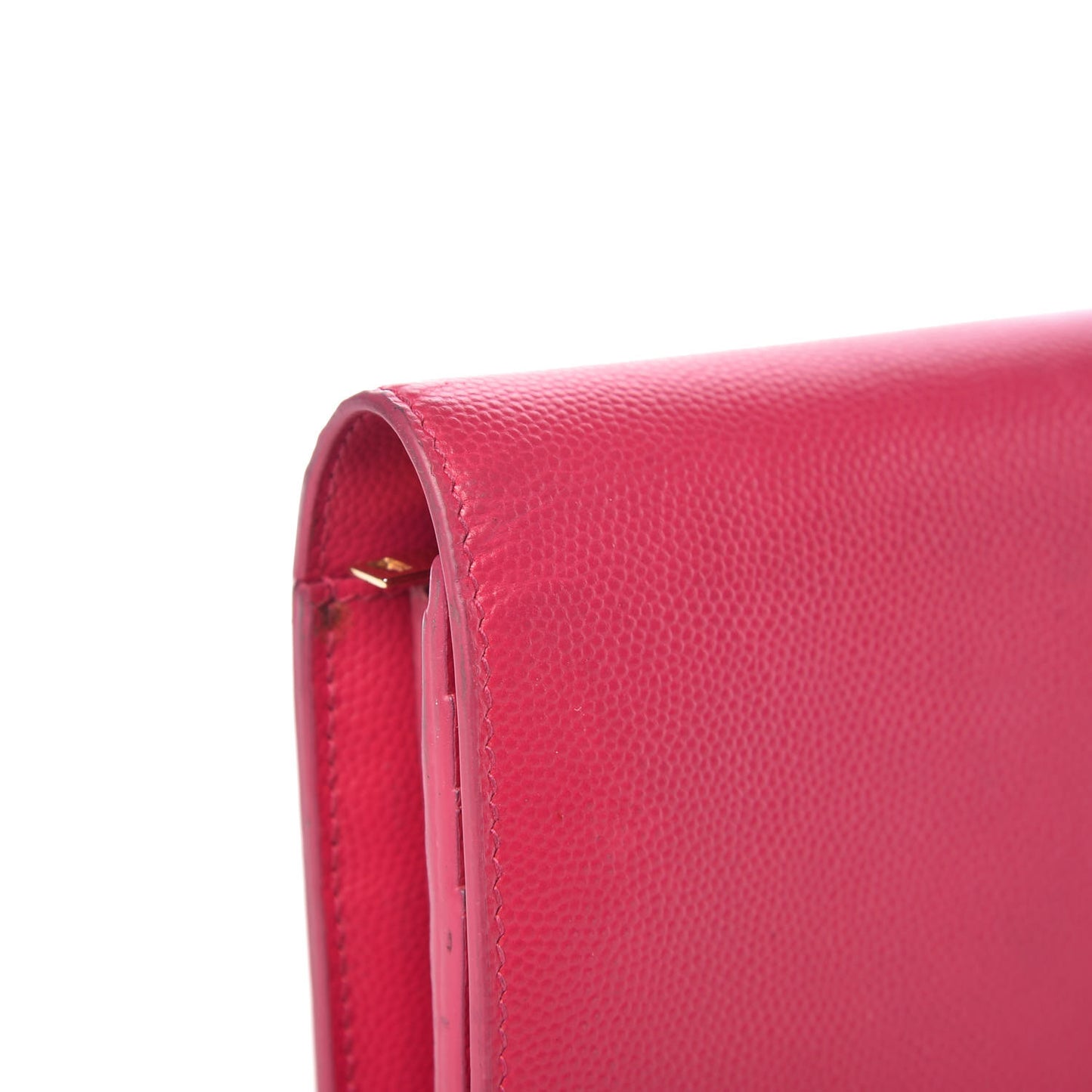 Grain De Poudre Classic Monogram Cassandre Wallet Fuchsia
