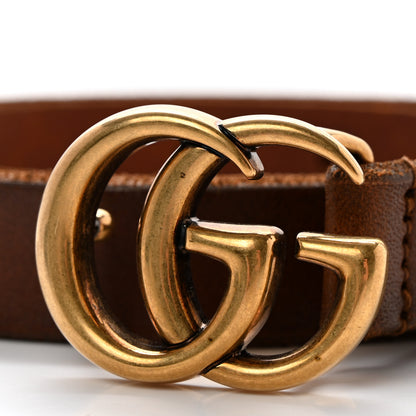 Gucci Faded Calfskin Double G 20mm Belt 85 34 Cuir 7 of 7