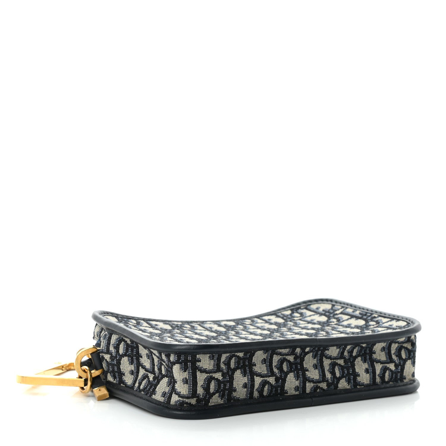 Christian Dior Oblique Diorquake Clutch Blue 5 of 9