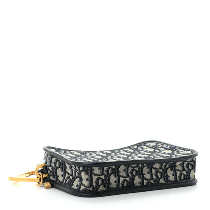 Christian Dior Oblique Diorquake Clutch Blue 5 of 9