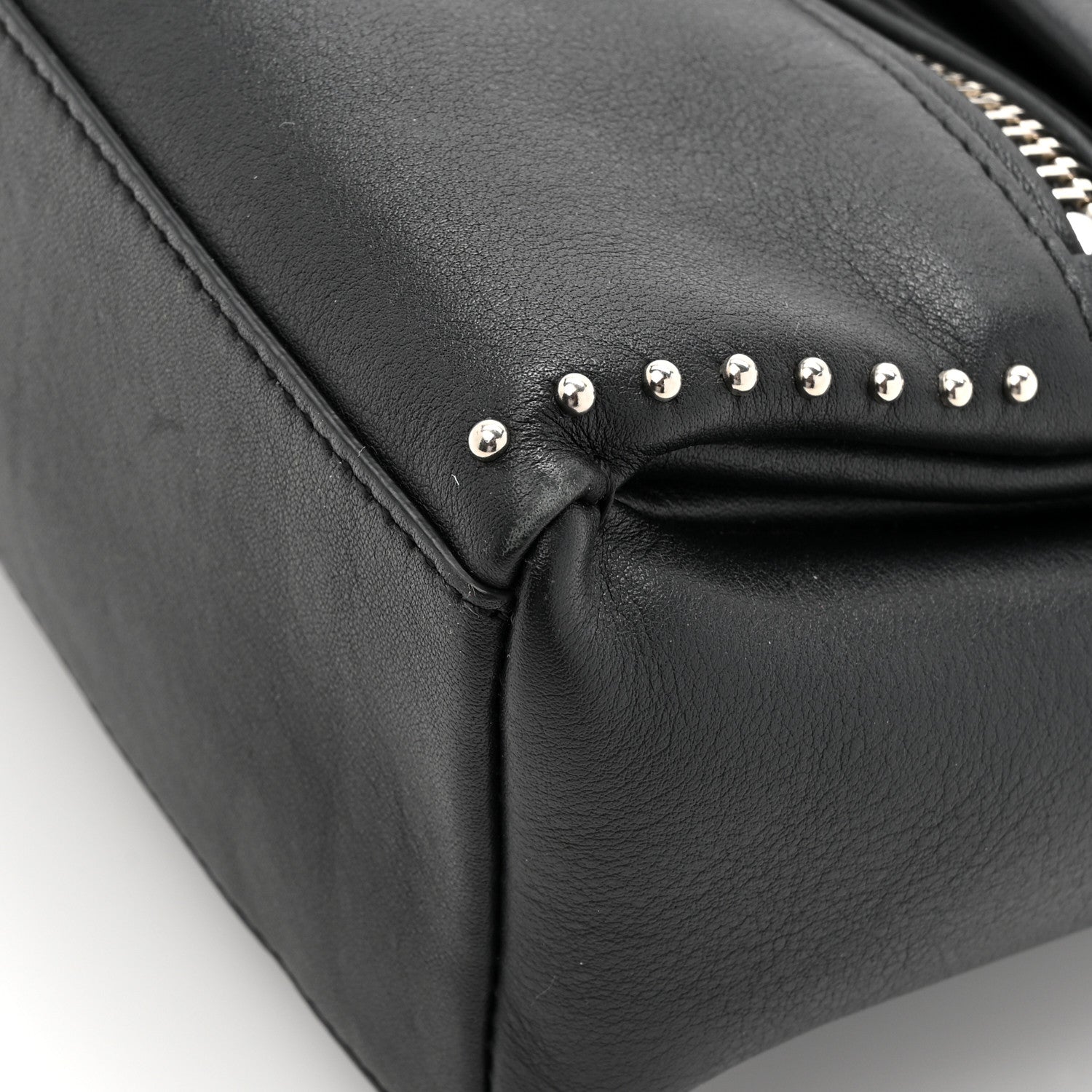 Givenchy Calfskin Studded Mini Pandora Pure Flap Bag Black Black 13 of 16