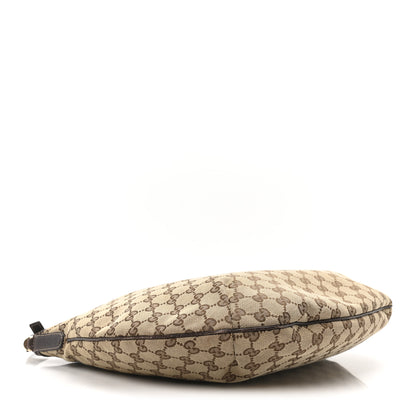 Gucci Monogram Hobo Dark Brown 4 of 10