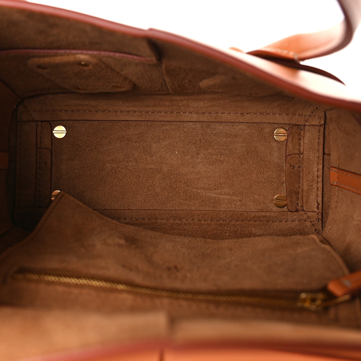 French Calfskin Maxi Intrecciato Mini Arco Clay