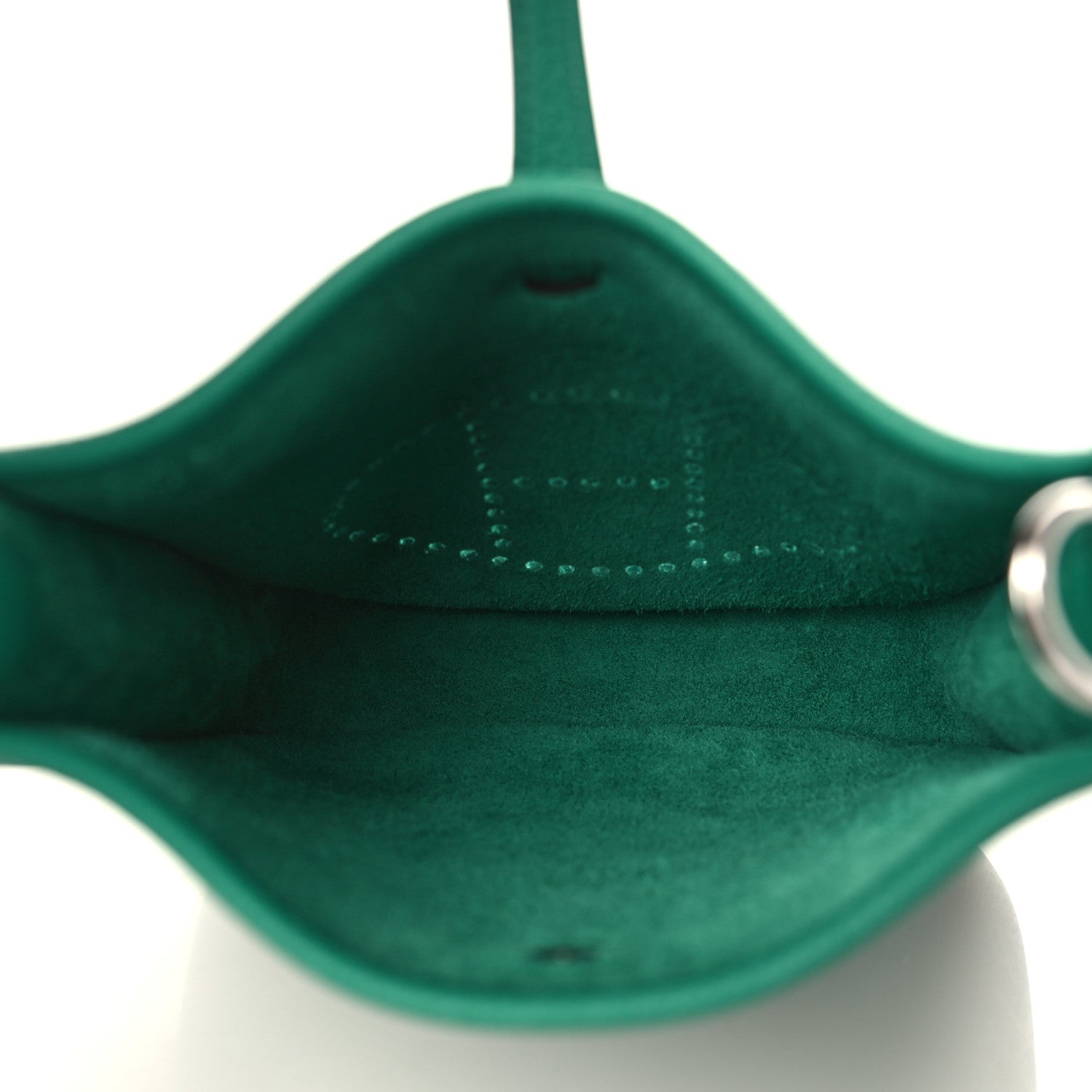 Hermes Taurillon Clemence Evelyne TPM Vert Jade 4 of 9
