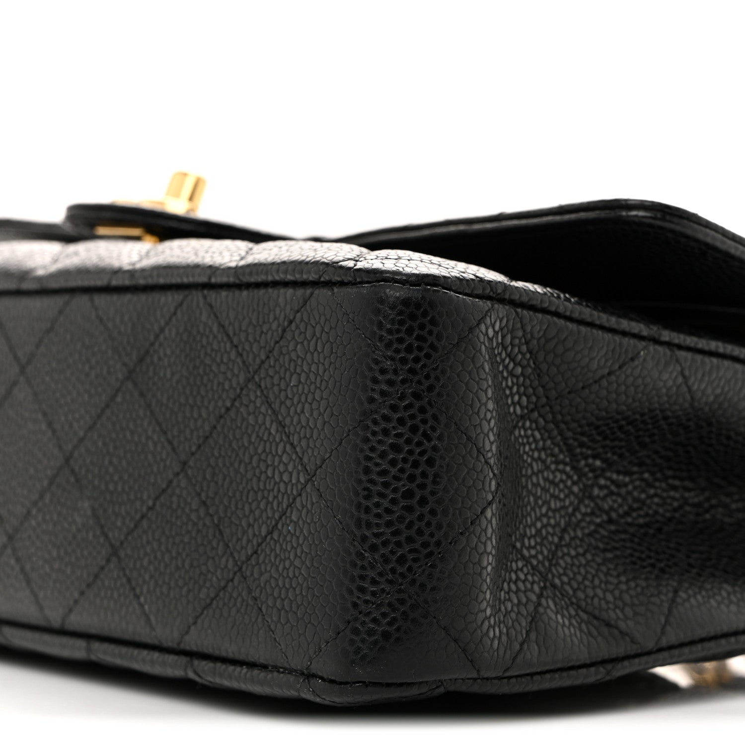 Chanel Caviar Quilted Medium Double Flap Black 10 of 11