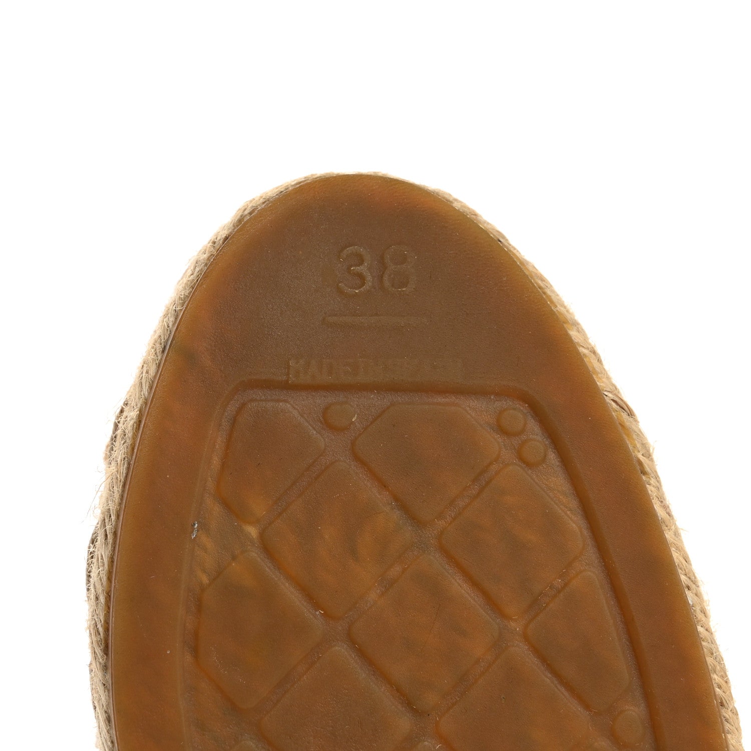 Chanel Lambskin CC Espadrilles 38 Black 9 of 11