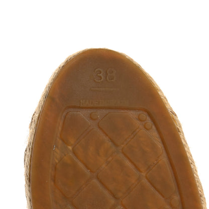 Chanel Lambskin CC Espadrilles 38 Black 9 of 11