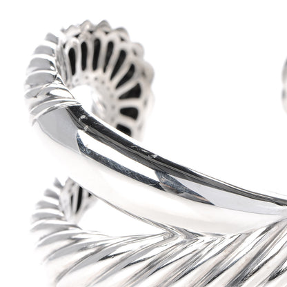 David Yurman Sterling Silver Crossover Cuff 6 of 6