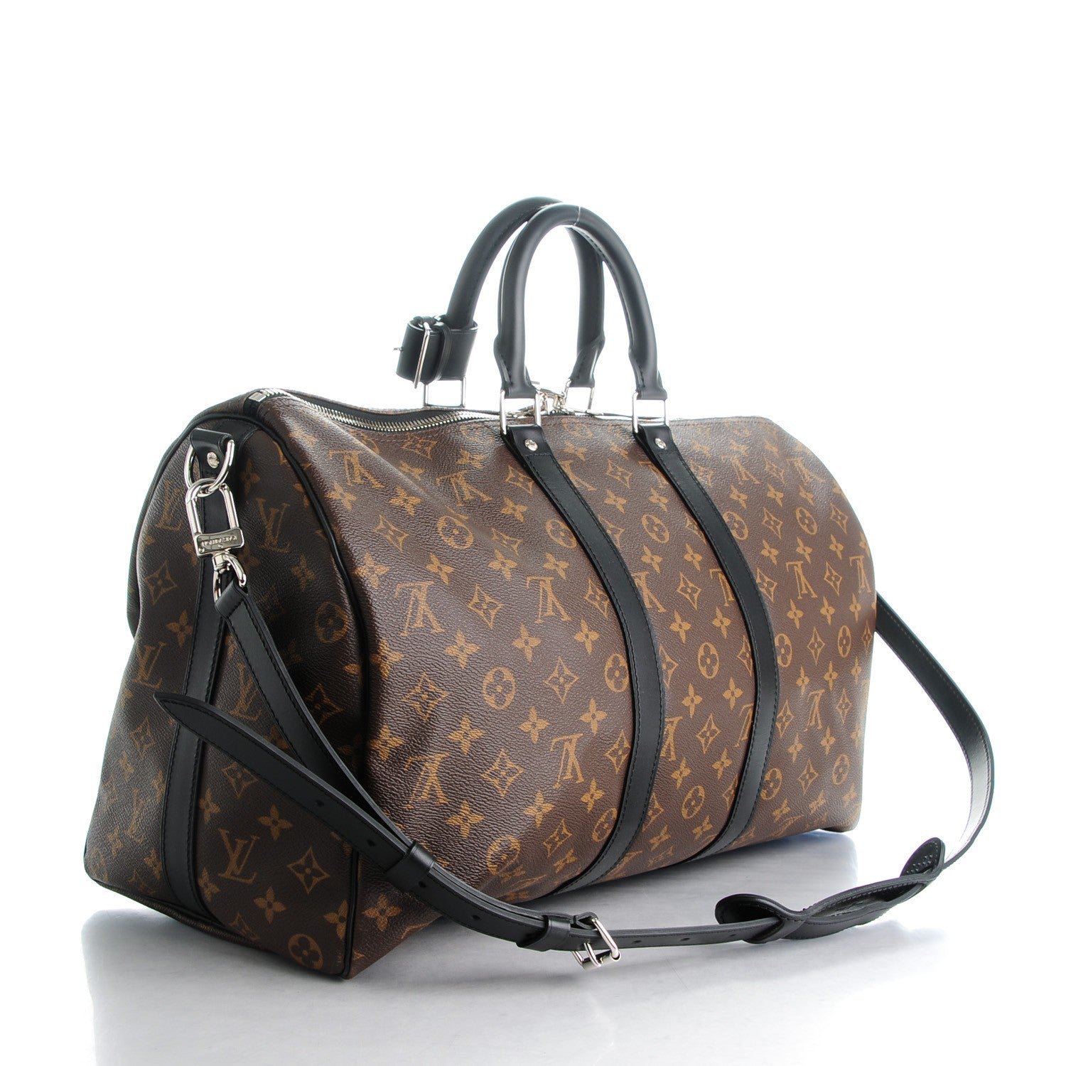 Louis Vuitton Monogram Macassar Keepall Bandouliere 45 3 of 7