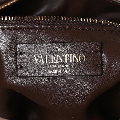 Valentino Garavani Nappa Small Roman Stud Hobo Rose Cannelle 5 of 9
