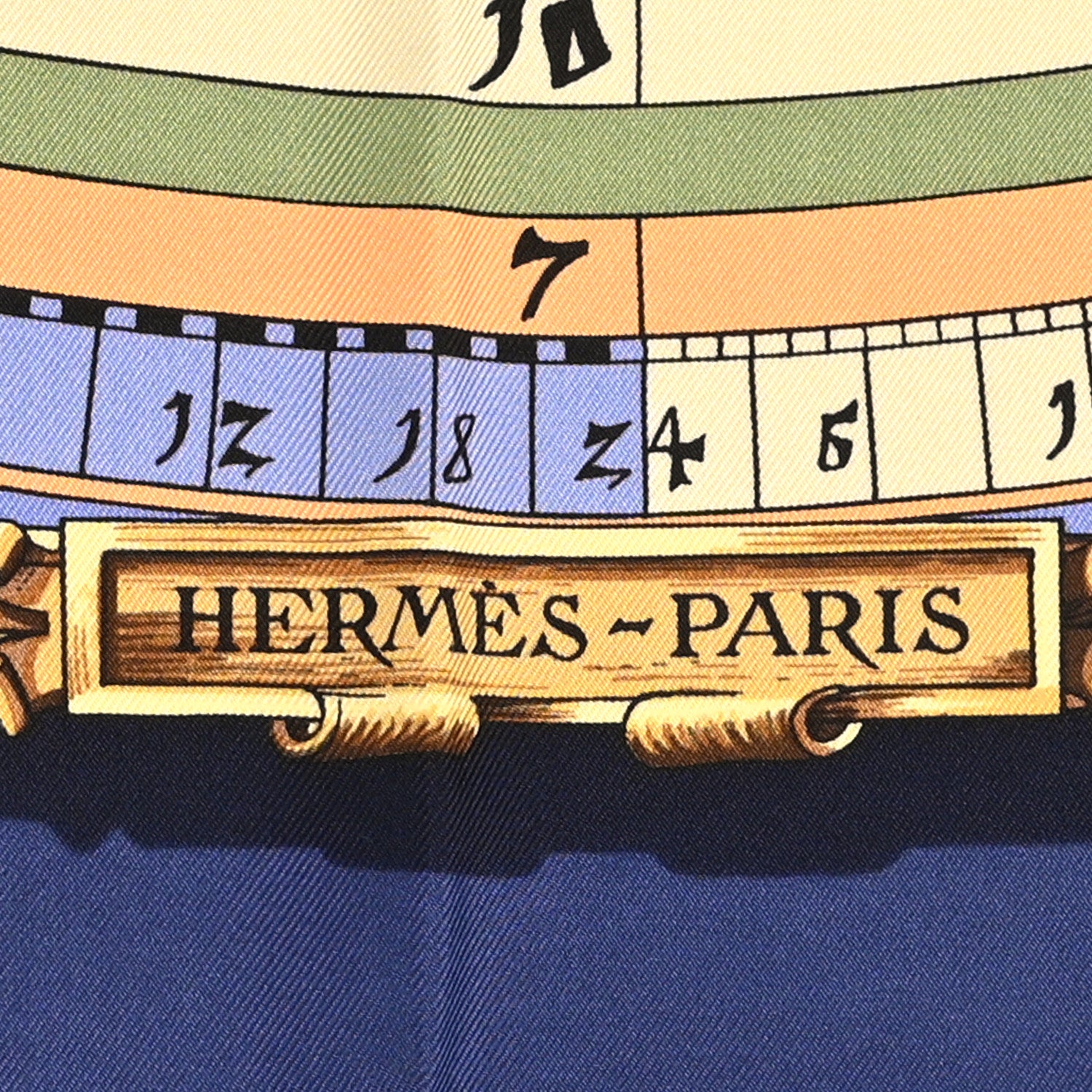 Hermes Silk Dies Et Hore Scarf 90 2 of 3