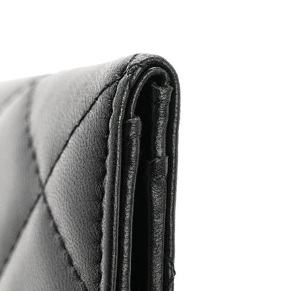 Chanel Lambskin Quilted Flap Waist Bag Insert Black 7 of 7