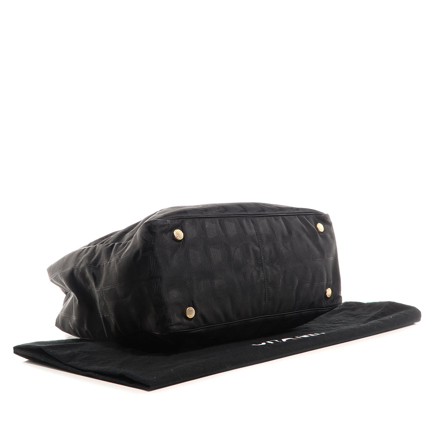 Chanel Nylon Travel Tote Black 4 of 7