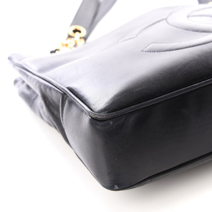 Chanel Lambskin CC Shoulder Bag Black 5 of 13