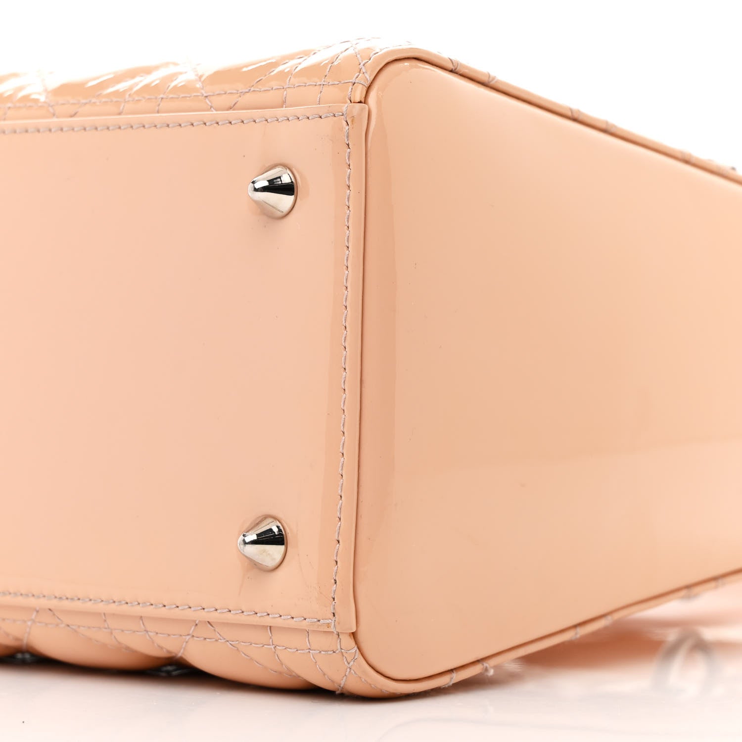 Christian Dior Patent Cannage Medium Lady Dior Rose Clair 10 of 11