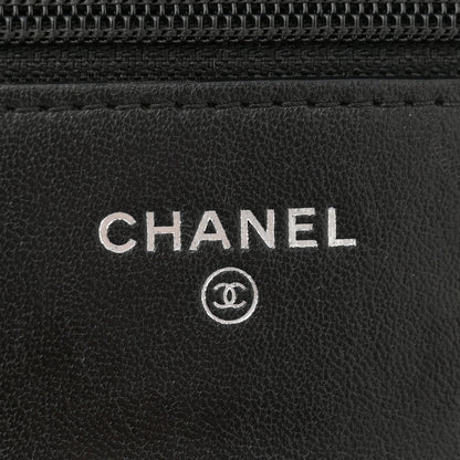 Chanel Sheepskin Quilted Mini Vintage Mademoiselle Wallet On Chain WOC Black 6 of 12