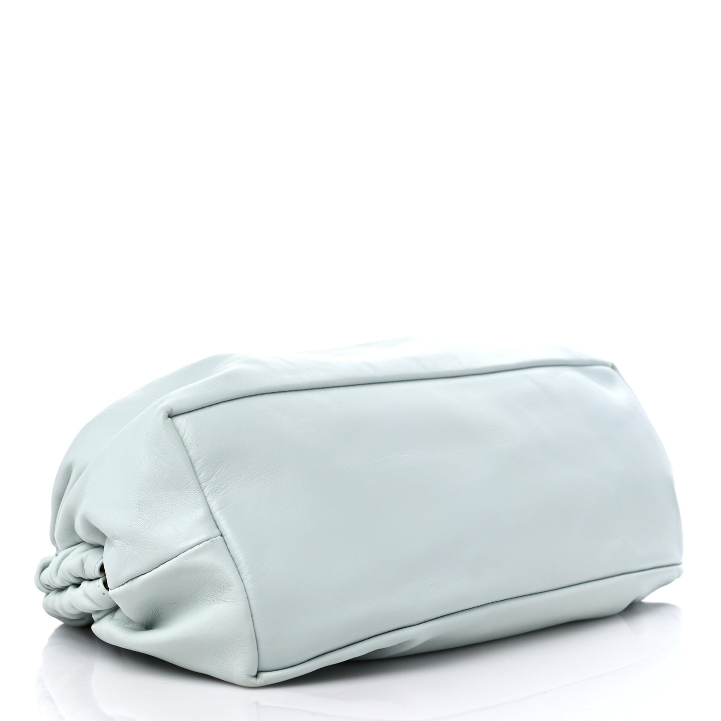 Lambskin Cloud Clutch Seafoam