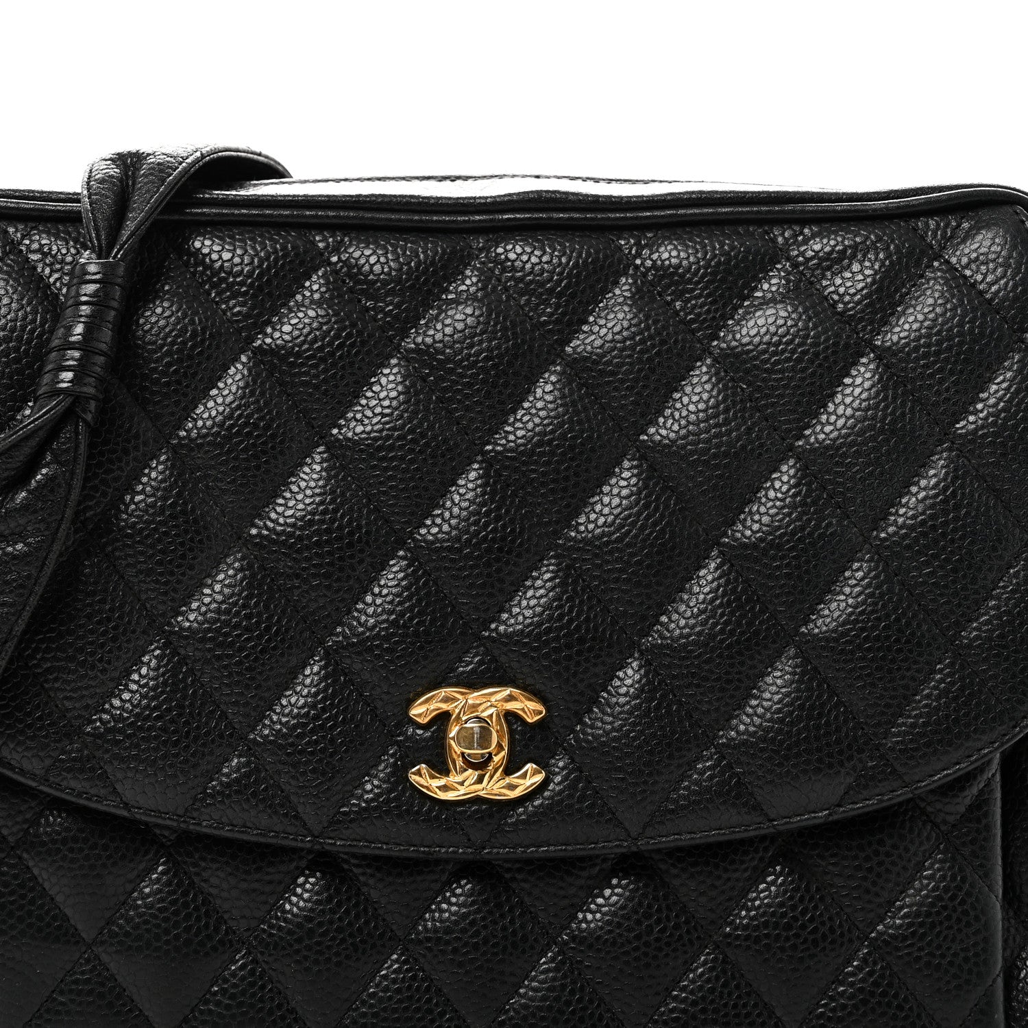 Chanel Caviar Quilted Flap Shoulder Bag Black 8 of 11