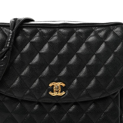 Chanel Caviar Quilted Flap Shoulder Bag Black 8 of 11