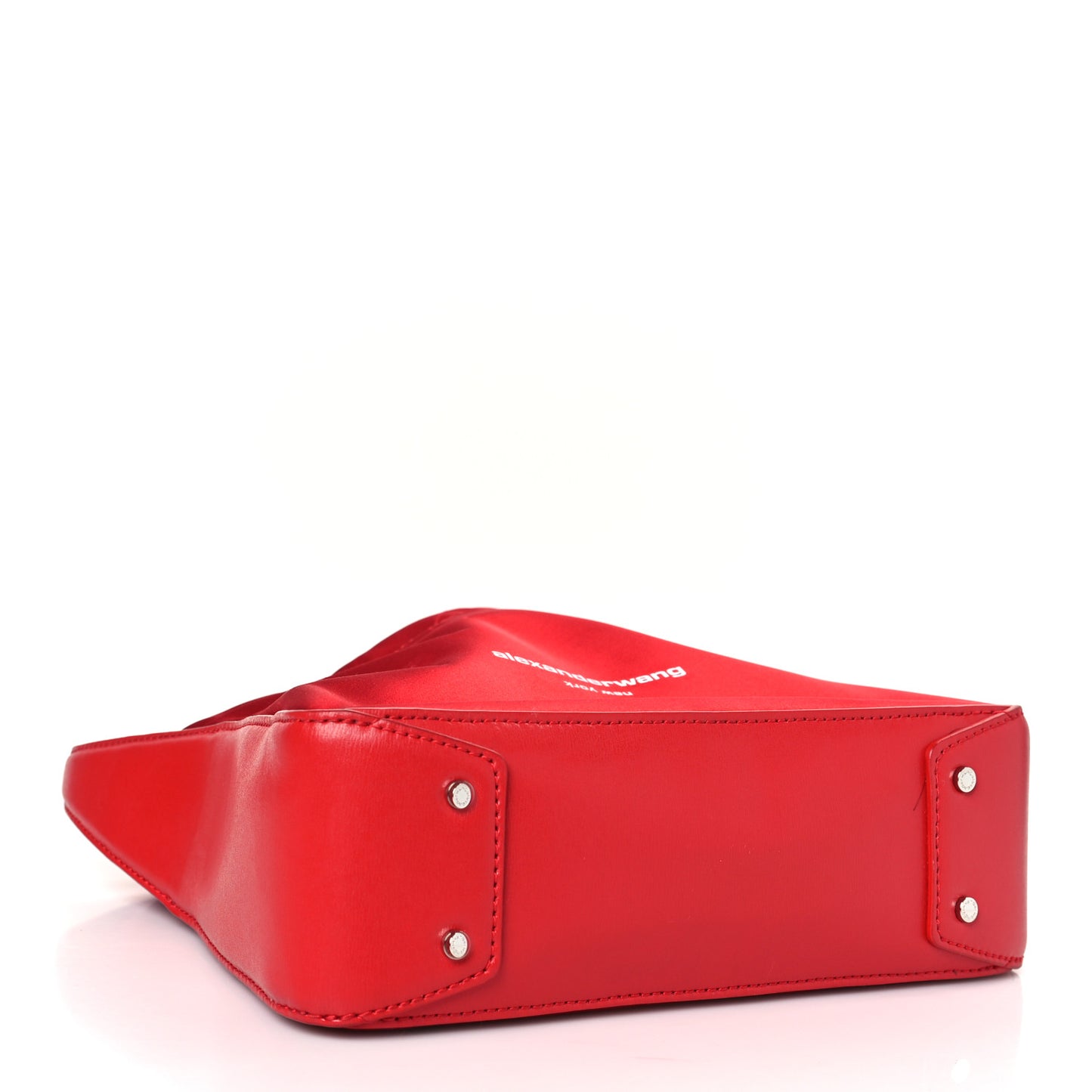 Satin Calfskin Small Ryan Bag Bright Red