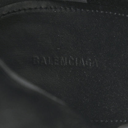 Balenciaga Shiny Sheepskin 20mm Oval Booties 37 White Black 7 of 11