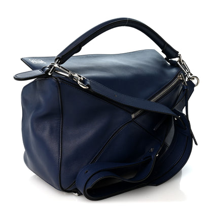 Loewe Calfskin Medium Puzzle Bag Marine 2 of 9