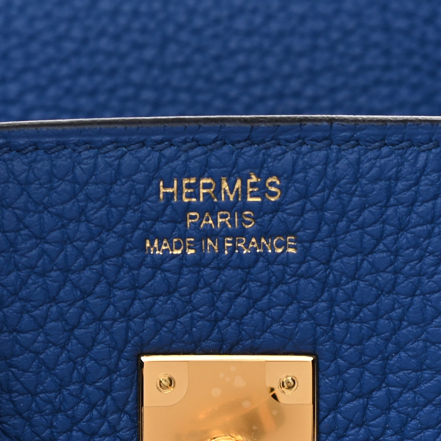 Togo Birkin 25 Bleu France