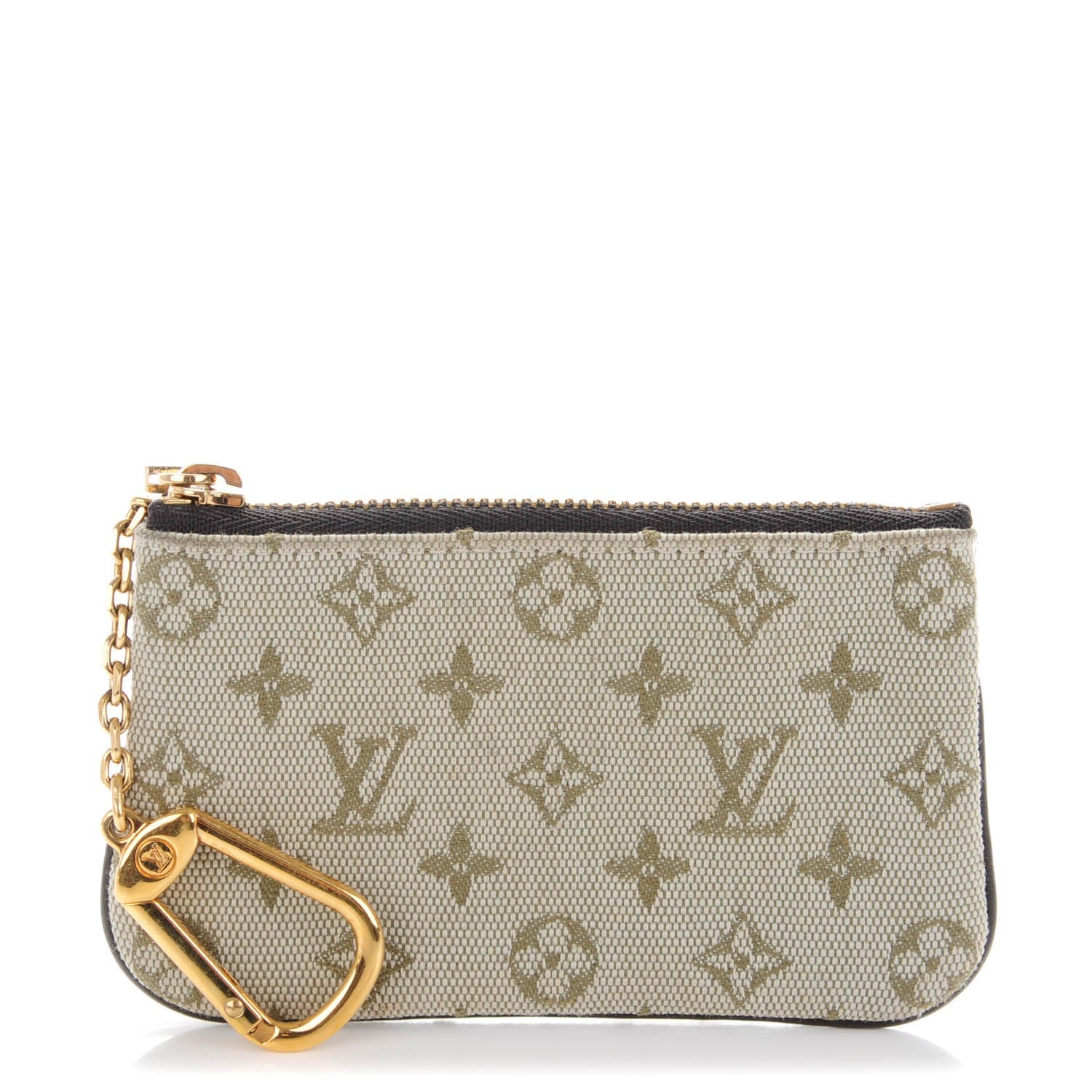Louis Vuitton Mini Monogram Key Pouch Kaki 1 of 6