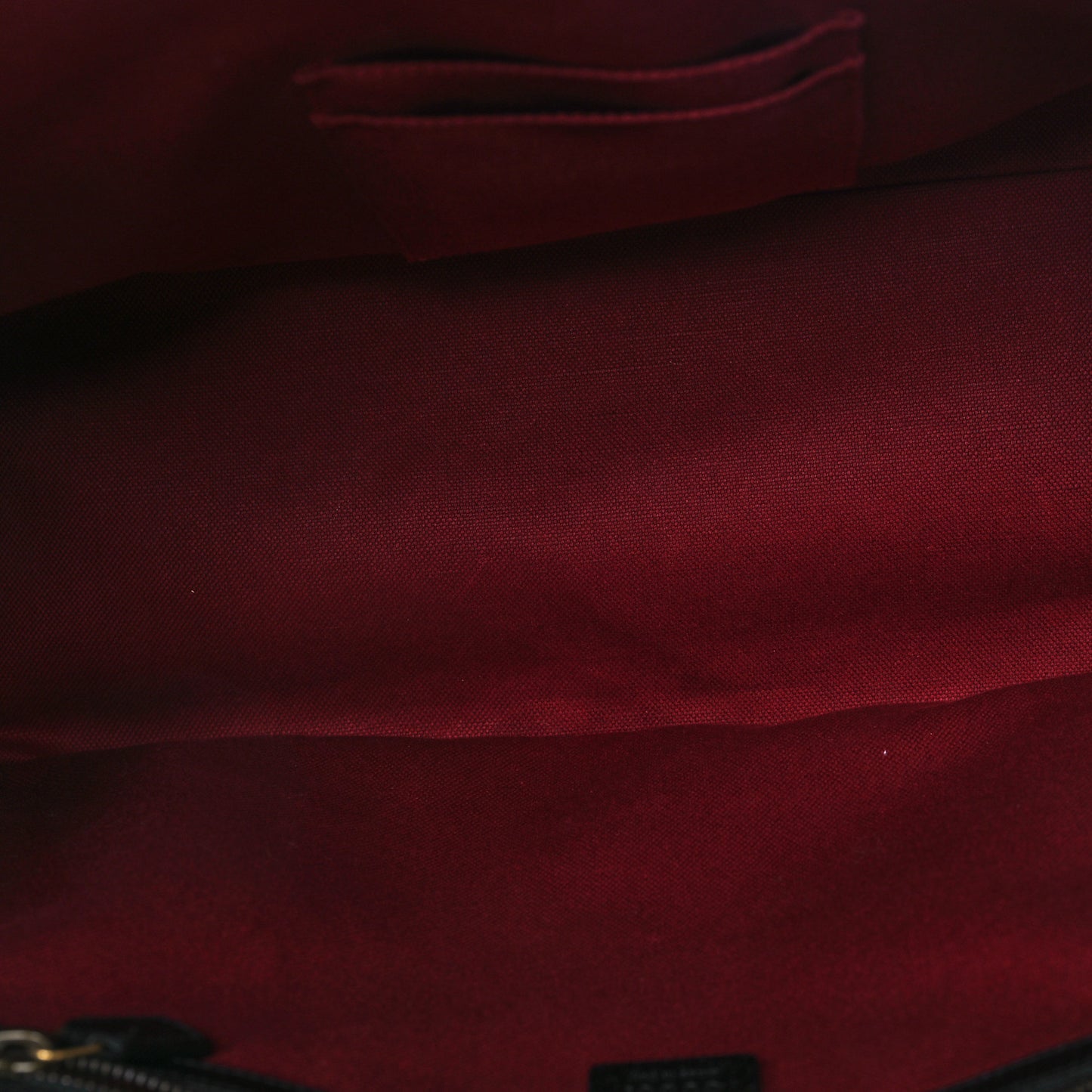 Textured Dollar Calfskin Web Tote Black