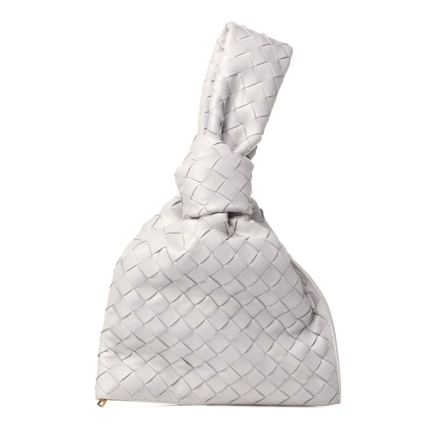 Nappa Intrecciato Mini BV Twist Chalk