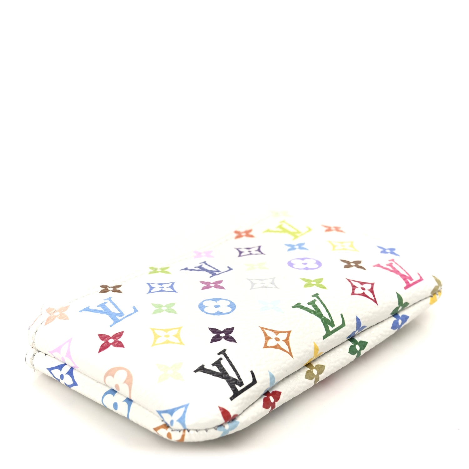 Louis Vuitton LV X TM Monogram Multicolor Key Pouch White 1837606