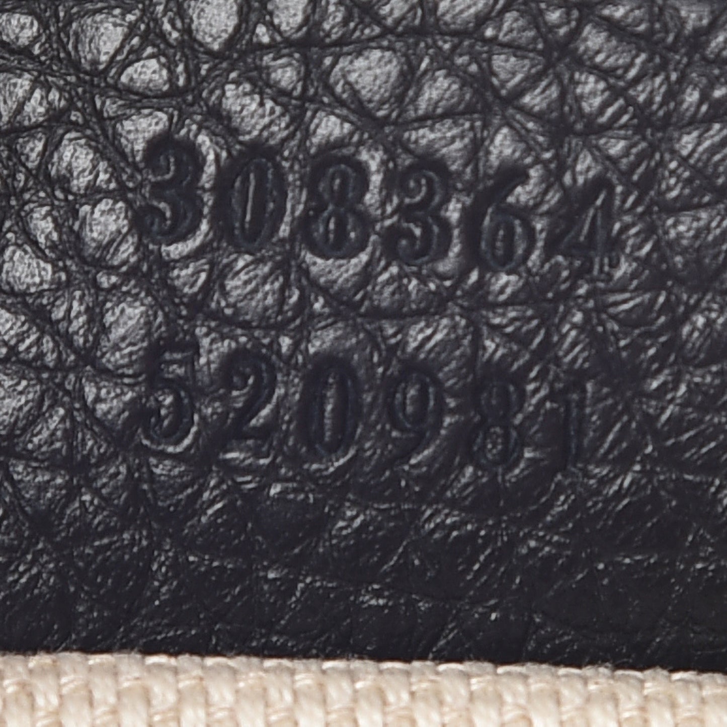 Pebbled Calfskin Small Soho Disco Bag Black