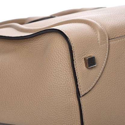 Celine Drummed Calfskin Mini Luggage Dune 12 of 12