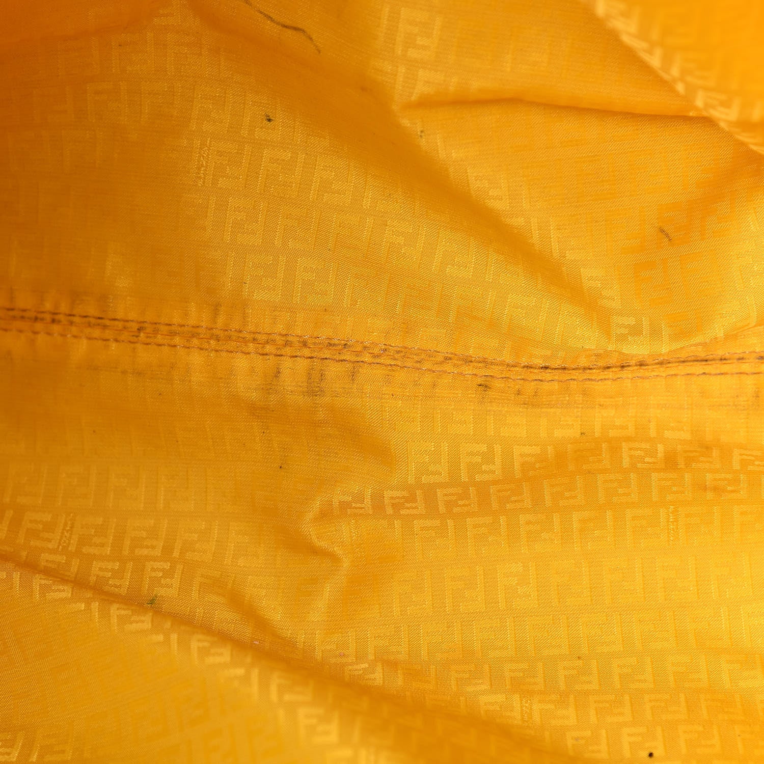Fendi Zucca Spalmati Medium Roll Tote Tobacco Giallo 13 of 25