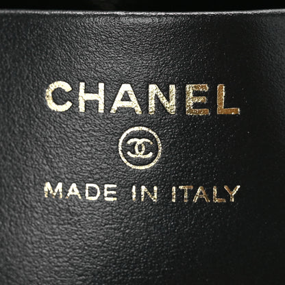 Chanel Shiny Crumpled Calfskin Quilted Nano 31 Shopping Bag Black 6 of 11