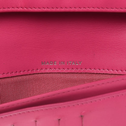 Chanel Iridescent Caviar Quilted Yen Wallet Pink 7 of 17