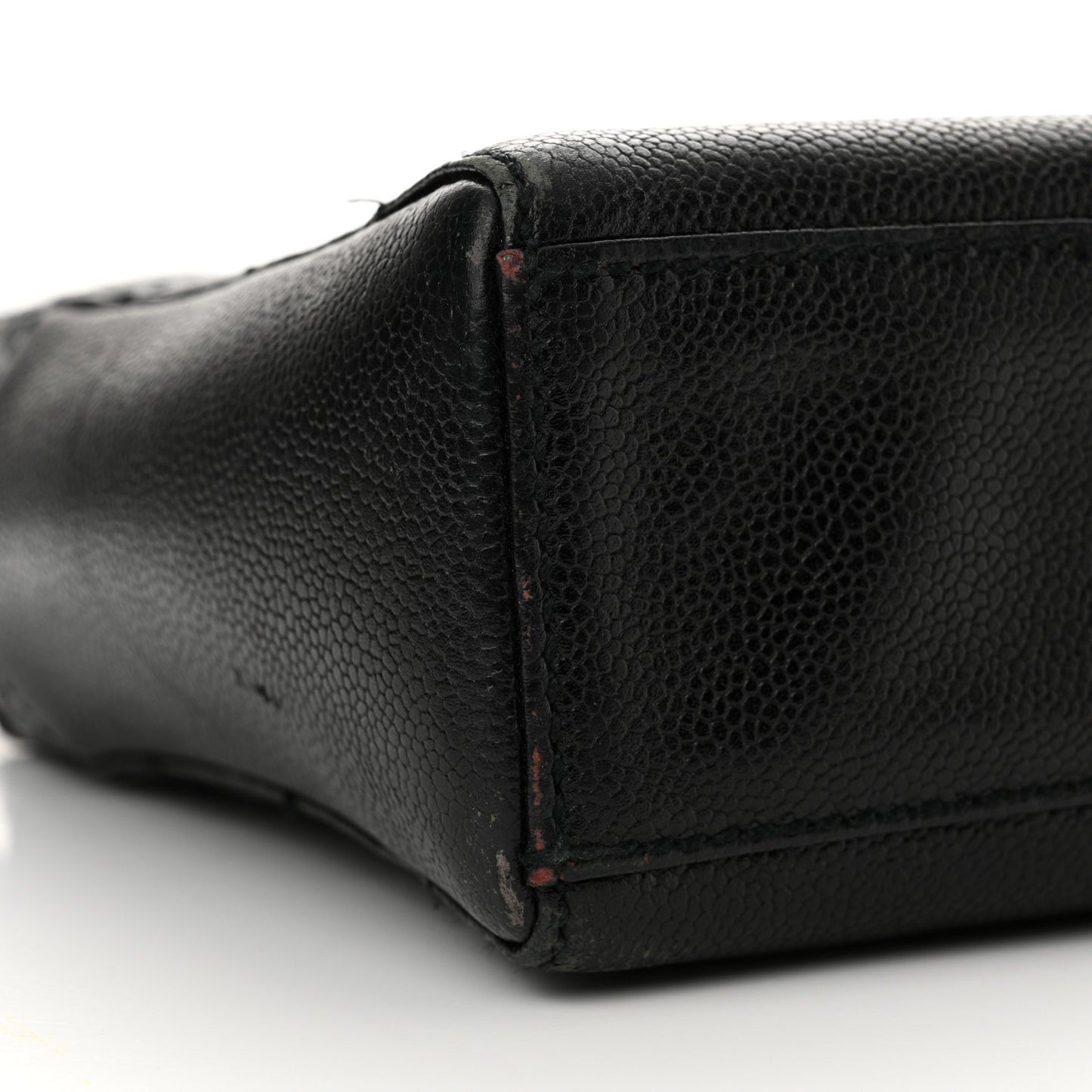 Caviar Stitched Chocolate Bar Shopping Black