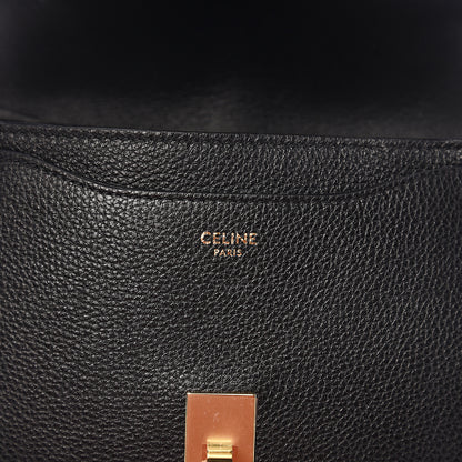 Celine Grained Calfskin Besace Small 16 Black 5 of 13