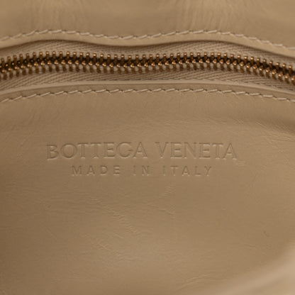 Bottega Veneta Calfskin Intreccio Plisse Cassette Crossbody Bag Porridge 6 of 13